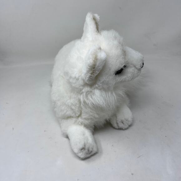 Realistic Arctic White Fox Fiesta Plush 13" Vintage Stuffed Animal - Picture 2 of 6